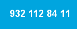 932 112 84 11 932 112 84 11